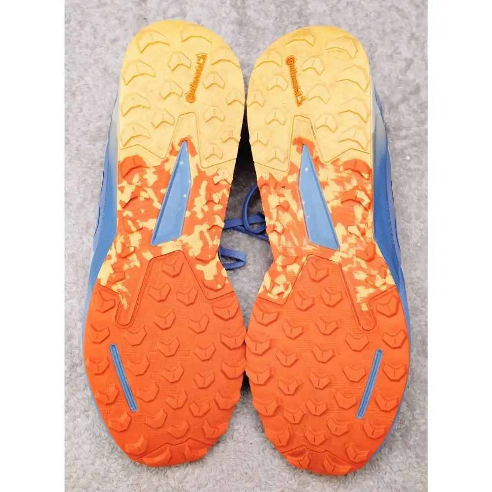 Adidas Terrex Agravic Flow 2 Low Blue Dawn Impact Orange Running Shoes Mens 11